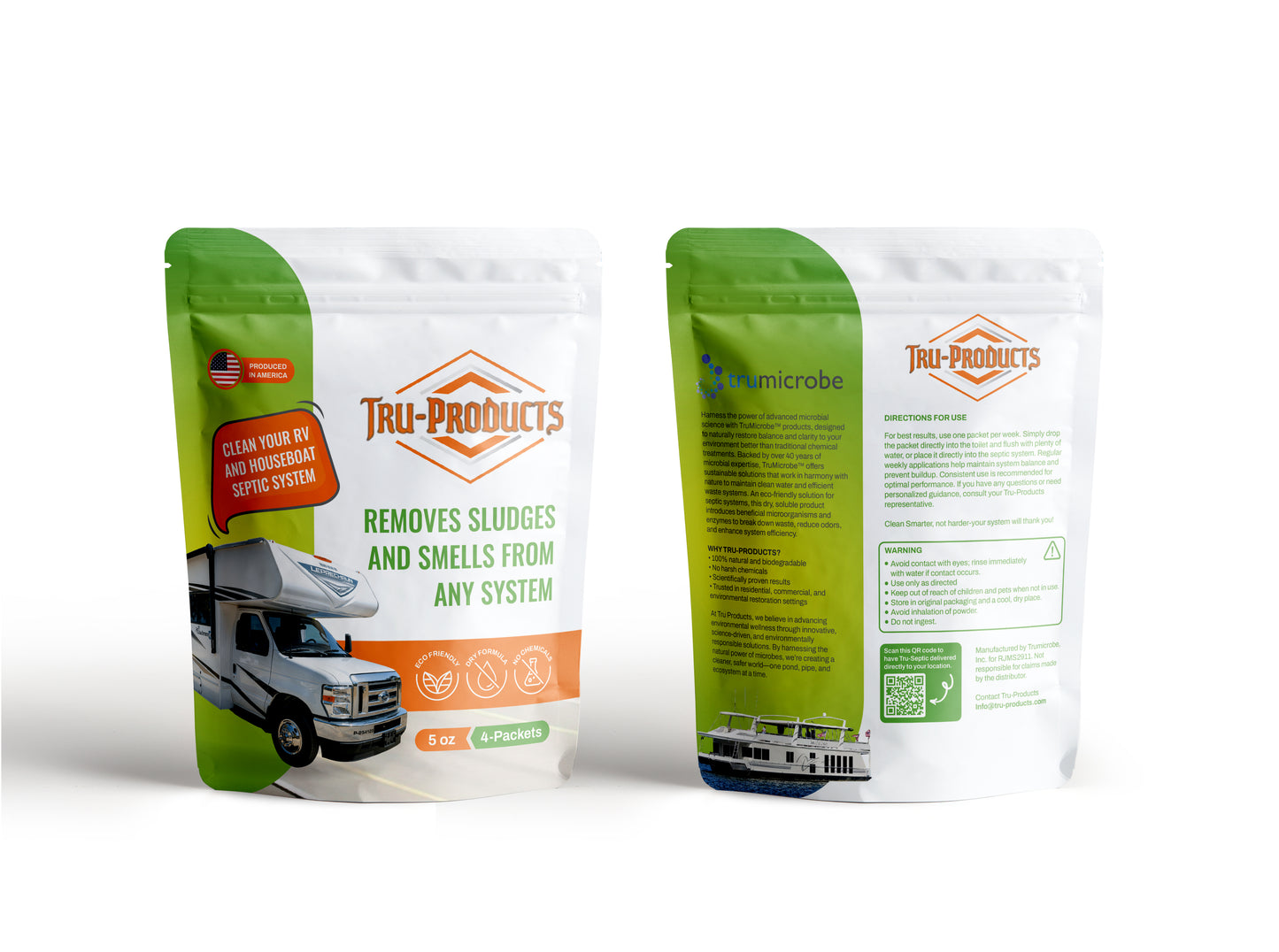 Tru-Tank 4 Week Supplies (Packets) (Subscription-Month to Month- Cancel Anytime)