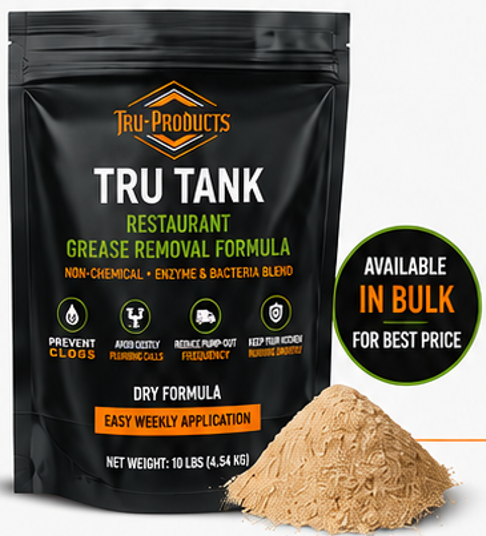 Tru-Tank for Restaurant (Grease Removal from Trap Formula)